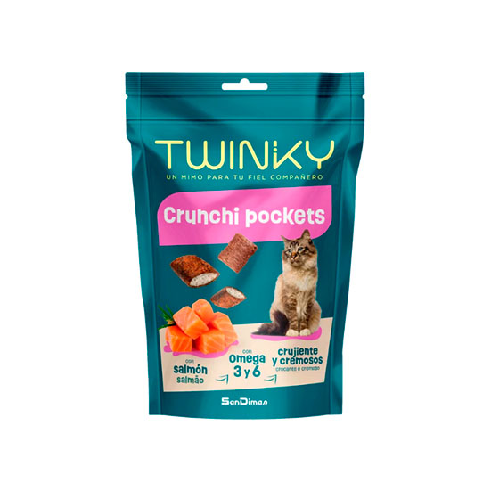Snack gato twinky crunchi salmon bolsa Prosadimas 50g