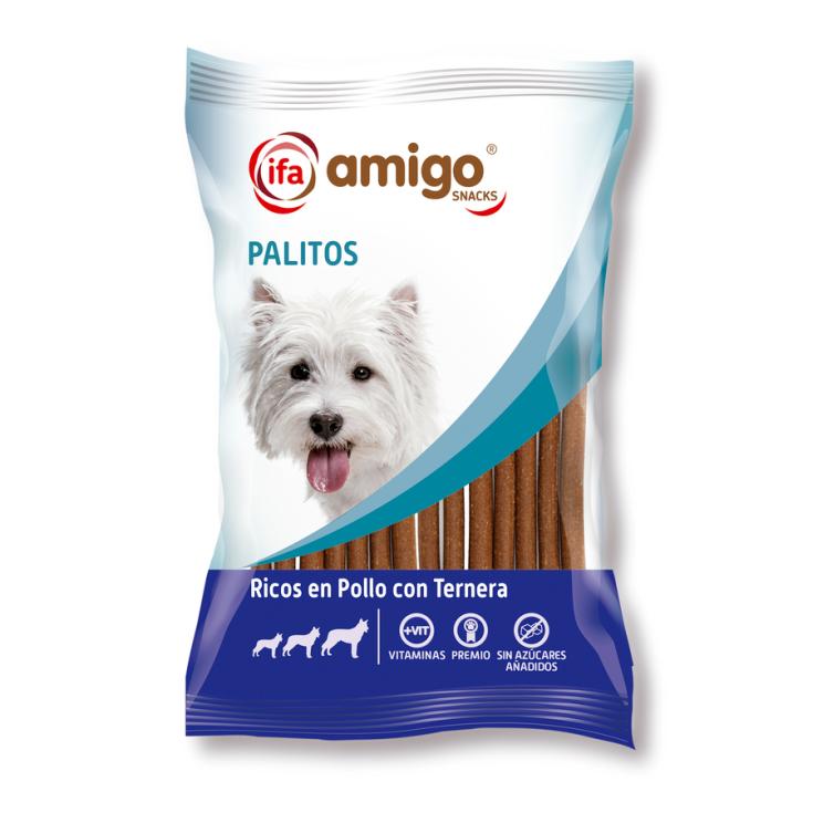 SNACKS PERRO PALITOS POLL/TERN IFA AMIGO 200G