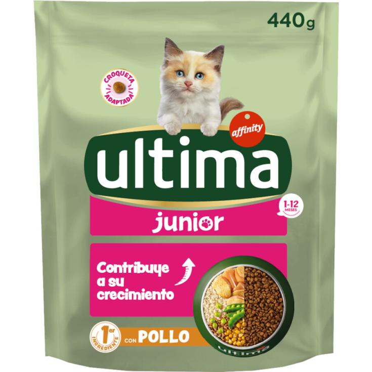 COMIDA SECA GATO POLL/ARRO/CEBAD JUNIOR ULTIMA AFFINITY 440G
