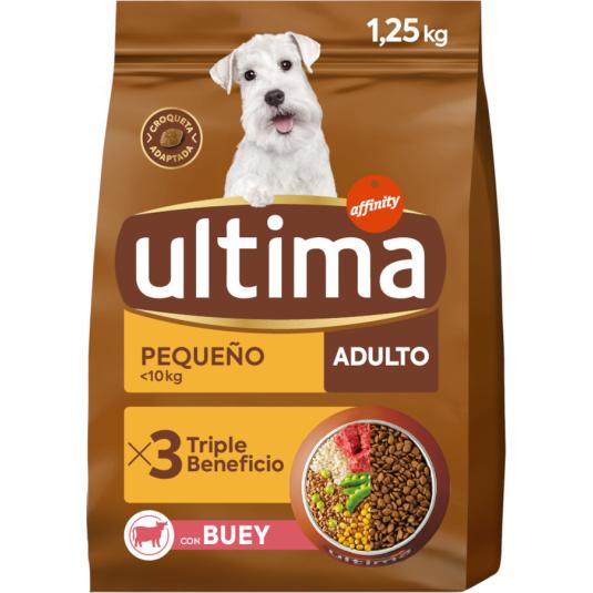 COMIDA SECA PERROS BUEY MINI ADULTO ULTIMA AFFINITY 1.25 KG