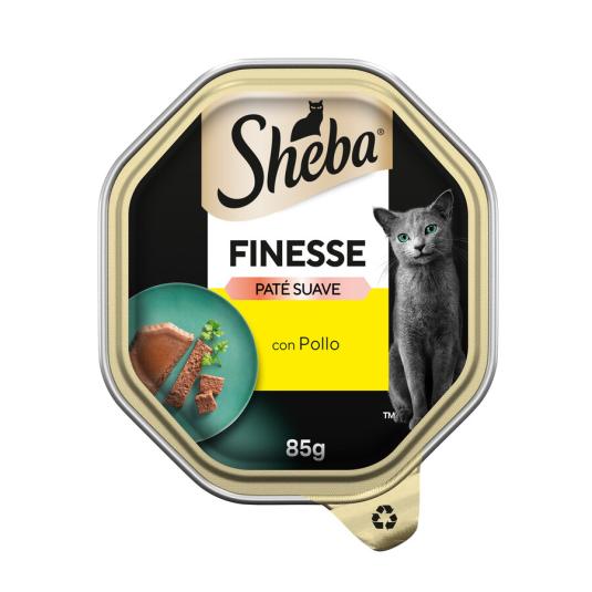 COMIDA HÚMEDA GATO MOUSSE POLLO SHEBA 85G