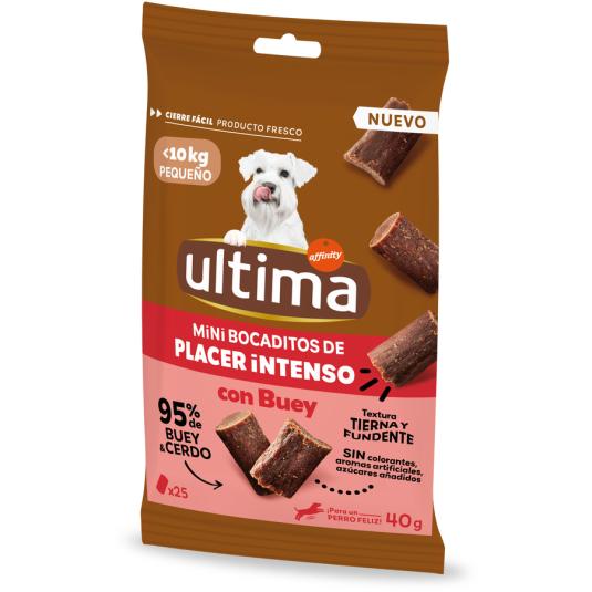 SNACK MINI BOCADITOS INTENSO BUEY ULTIMA 40G