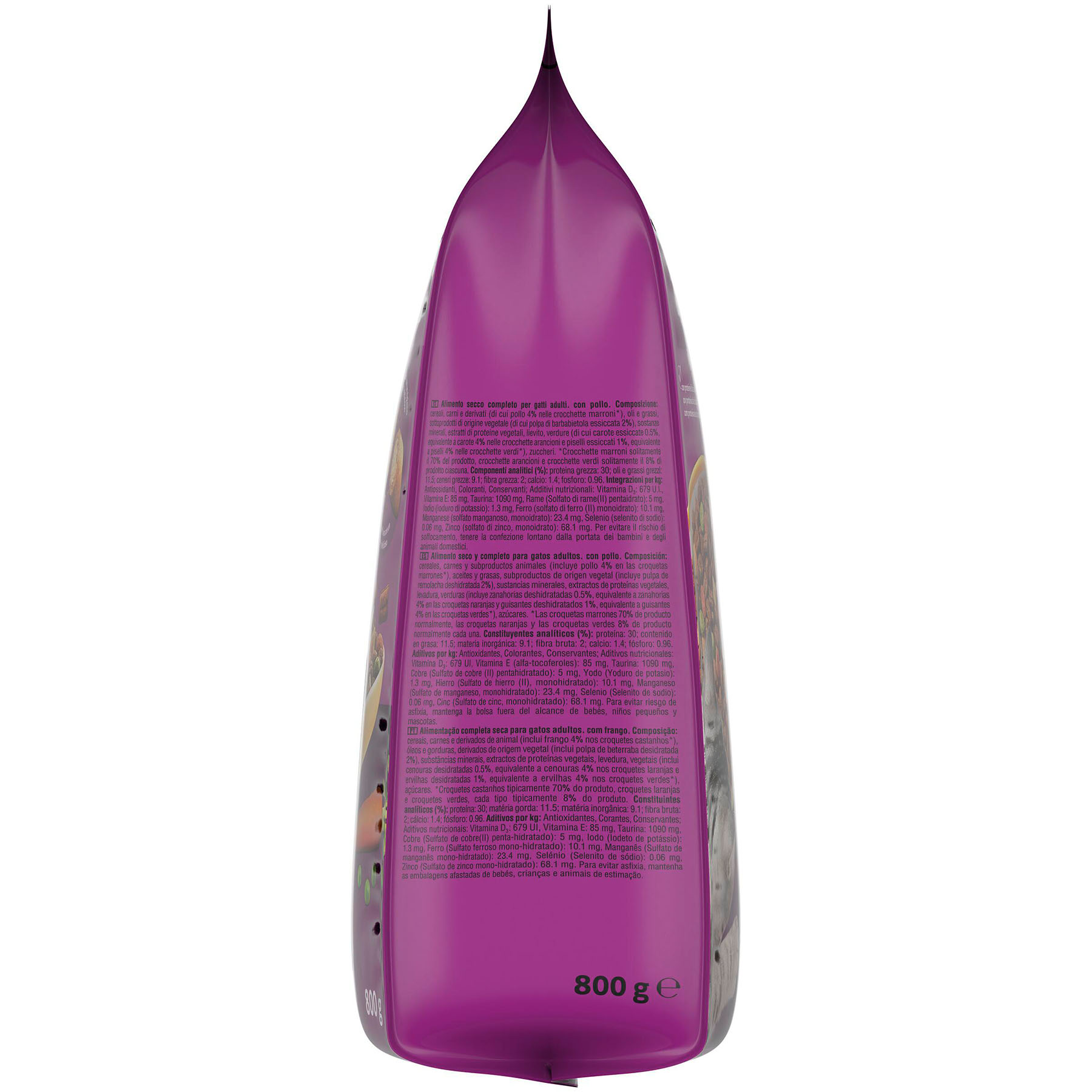 Comida seca gato pollo Whiskas 800g