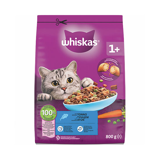Comida seca gato pescado Whiskas 800g