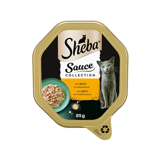 Comida húmeda gato gelatina pavo Sheba 85g