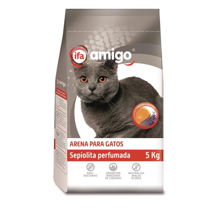 ARENA GATOS PERFUMADA SACO IFA AMIGO 5KG