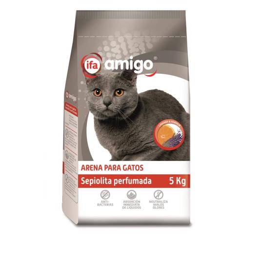 ARENA GATOS PERFUMADA SACO IFA AMIGO 5KG