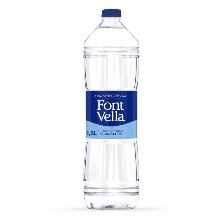 AGUA MINERAL NATURAL FONT VELLA 1.5L