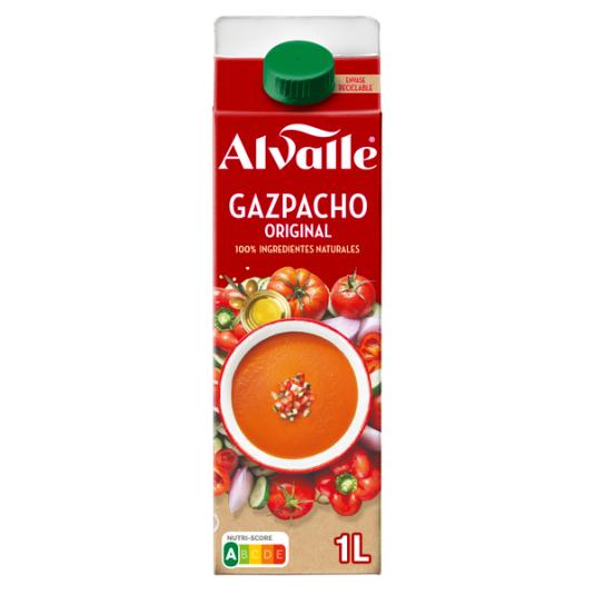 GAZPACHO ORIGINAL C/ACEITE OLIVA ALVALLE 1L