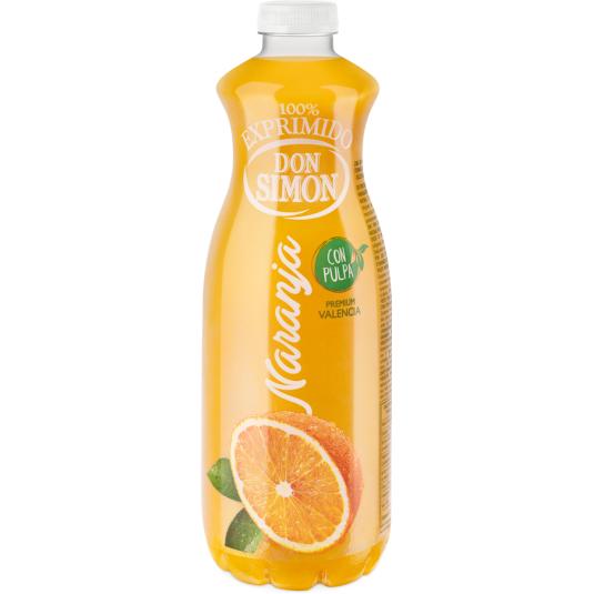 ZUMO EXPRIMIDO REFRIG NARANJA C/PULPA DON SIMON 1L