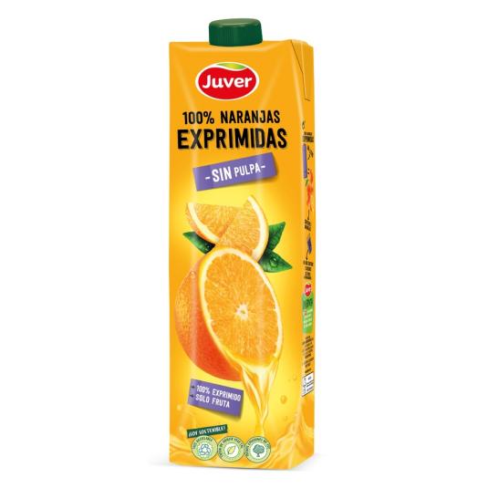 ZUMO NARANJA S/PULPA EXPRIMID JUVER 1L