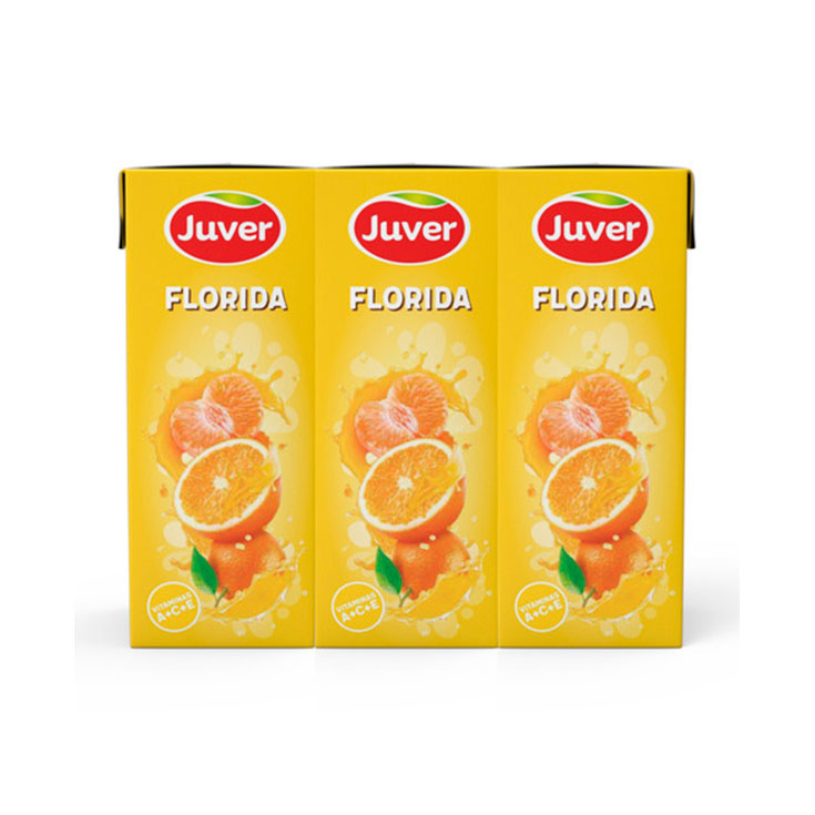 BEBIDA RESFRESC ZUMO NARANJ/MAND FLORIDA JUVER P3 200ML/U