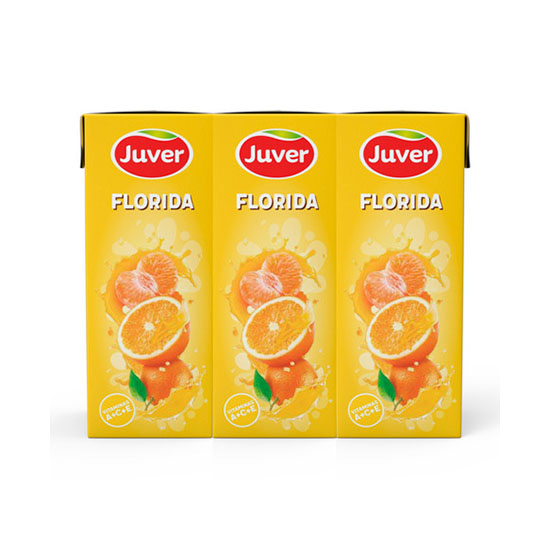 BEBIDA RESFRESC ZUMO NARANJ/MAND FLORIDA JUVER P3 200ML/U