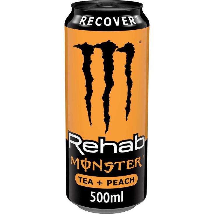 BEBIDA ENERGETICA REHAB PEACH MONSTER 500ML