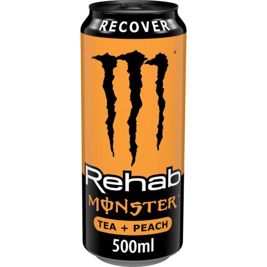 BEBIDA ENERGETICA REHAB PEACH MONSTER 500ML