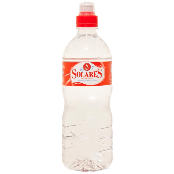 AGUA MINERAL TAPÓN SPORT SOLARES 750ML