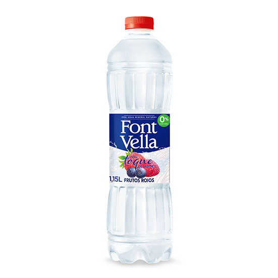Agua aromatizada toque frutos rojos Fontvella 1.15l