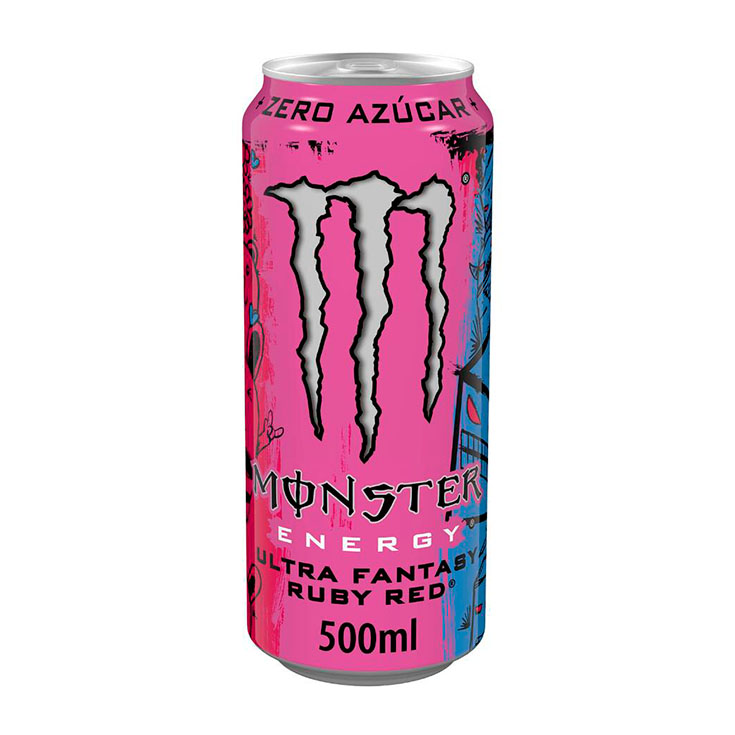 BEBIDA ENERGÉTICA ULTRA FANTASY RUBY RED MONSTER 500ML