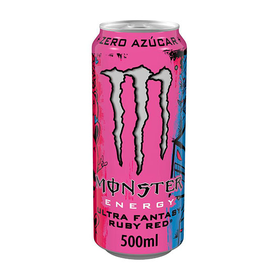BEBIDA ENERGÉTICA ULTRA FANTASY RUBY RED MONSTER 500ML