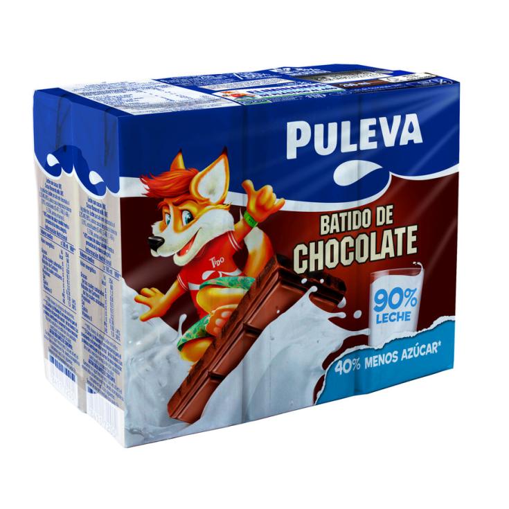 BATIDO CHOCOLATE PULEVA P6 200ML/U