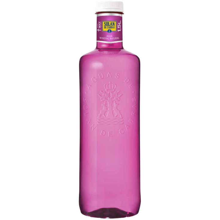 Botella Agua Solan De Cabras Vidrio 1L : : Alimentación y bebidas