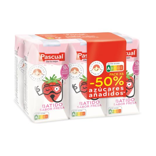 BATIDO FRESA PASCUAL P6 200ML/U