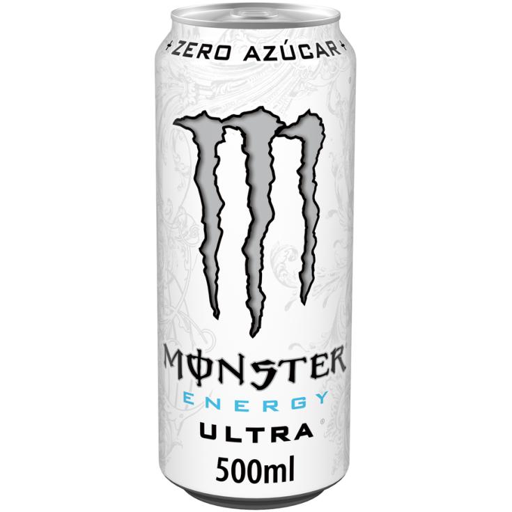 BEBIDA ENERGÉTICA S/AZÚCAR WHITE LATA MONSTER 500ML