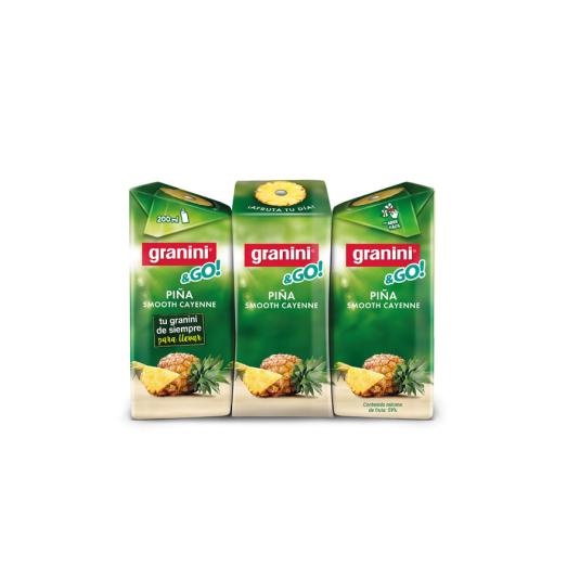 NECTAR PIÑA C/AZUCAR GRANINI P3 200ML/U