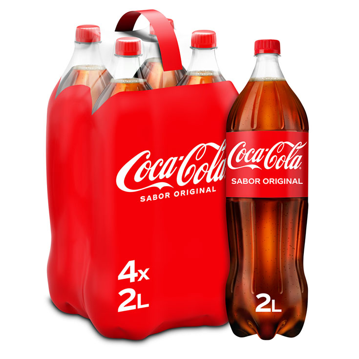 REFRESCO COLA  COCA COLA P4 2L/U