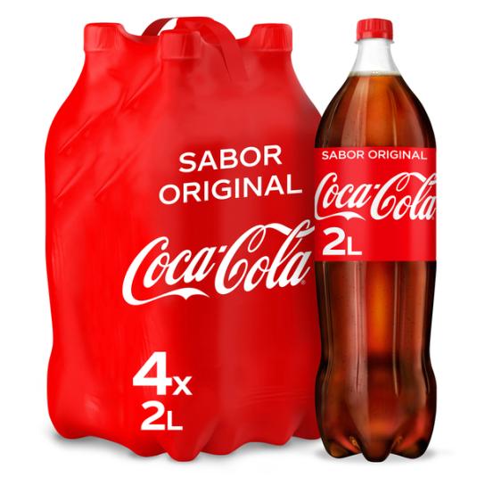 REFRESCO COLA  COCA COLA P4 2L/U