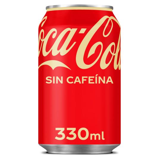 REFRESCO COLA S/CAFEÍNA LATA COCA COLA 330ML