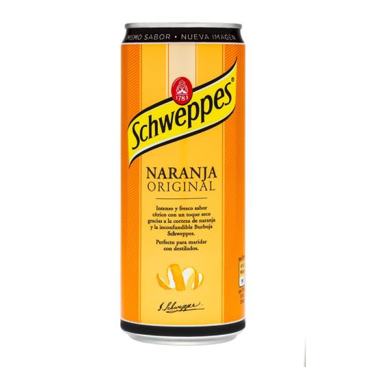 REFRESCO NARANJA LATA SCHWEPPES 330MLL