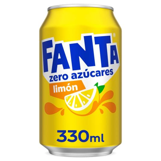 REFRESCO LIMON S/AZÚCAR LATA FANTA LIMÓN ZERO 330ML