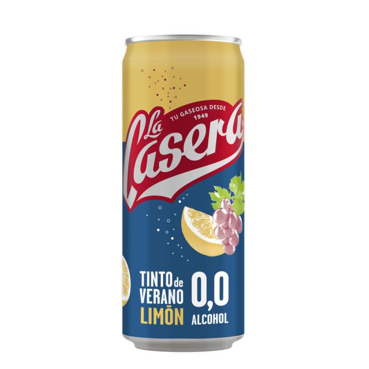 TINTO VERANO 0.0 LIMON LA CASERA  330ML