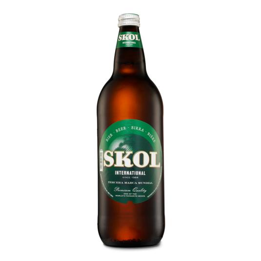 CERVEZA RUBIA CRISTAL SKOL 1L