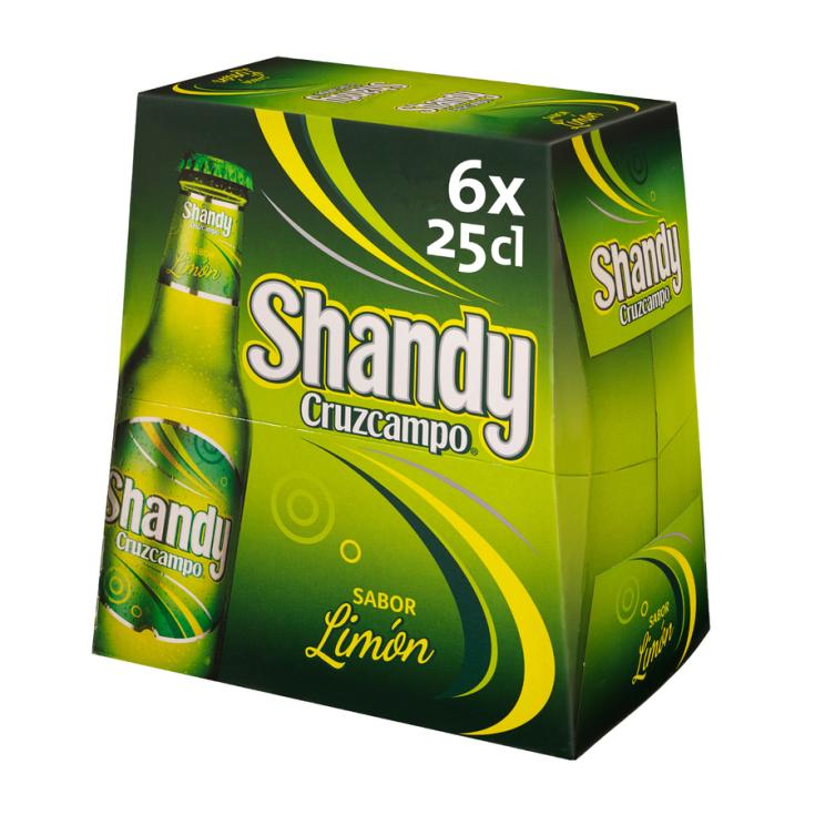 CERVEZA LIMÓN CRISTAL CRUZCAMPO SHANDY 25CL/U