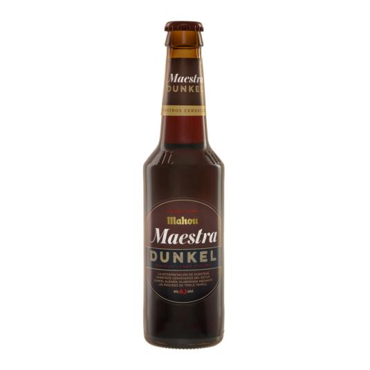 CERVEZA DUNKEL MAESTRA TOSTADA CRISTAL MAHOU 330ML