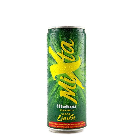 CERVEZA LIMÓN MIXTA LATA MAHOU 330ML