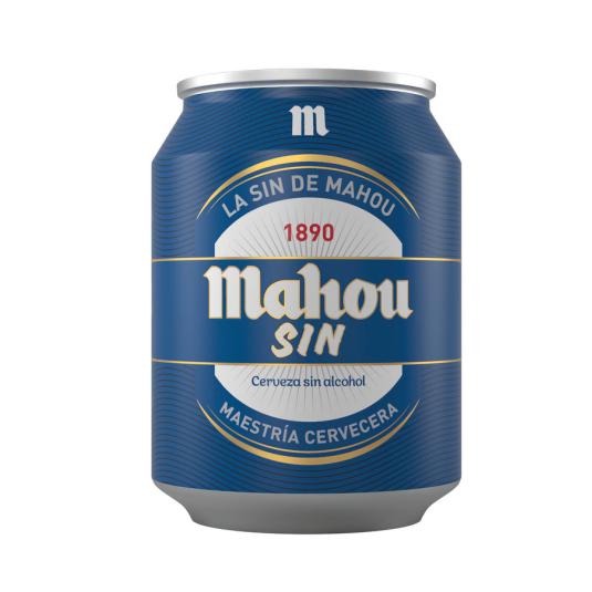 CERVEZA S/ALCOHOL LATA MAHOU 250ML