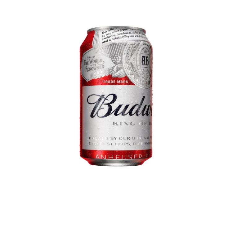 CERVEZA ESPECIAL LATA BUDWEISER 330ML