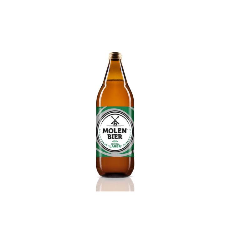 CERVEZA RUBIA CRISTAL MOLLEN BIER 1L