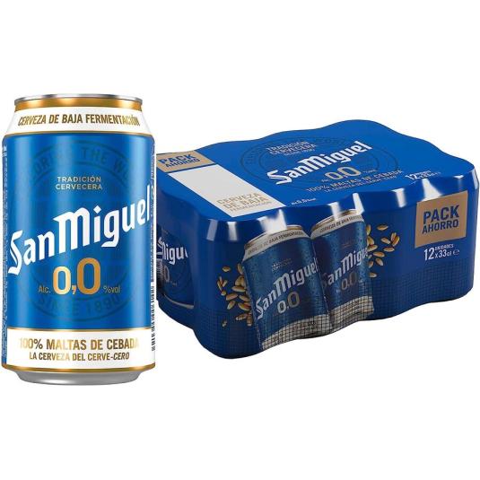 CERVEZA LIMÓN S/ALCOHOL LATA SAN MIGUEL RADLER 330ML