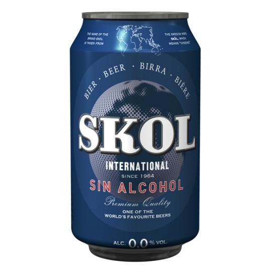 CERVEZA S/ALCOHOL LATA SKOL 330ML