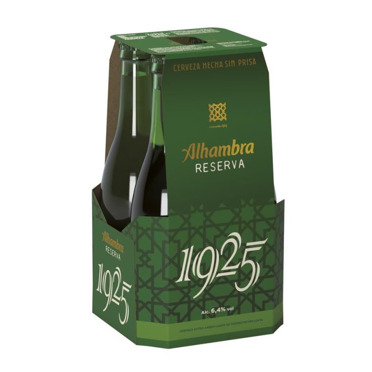 CERVEZA RESERVA CRISTAL ALHAMBRA 1925 P4 330ML/U