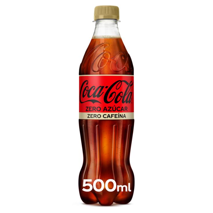 REFRESCO COLA S/AZÚCAR S/CAFEÍNA COCA COLA ZERO ZERO 500ML - LaDespensa