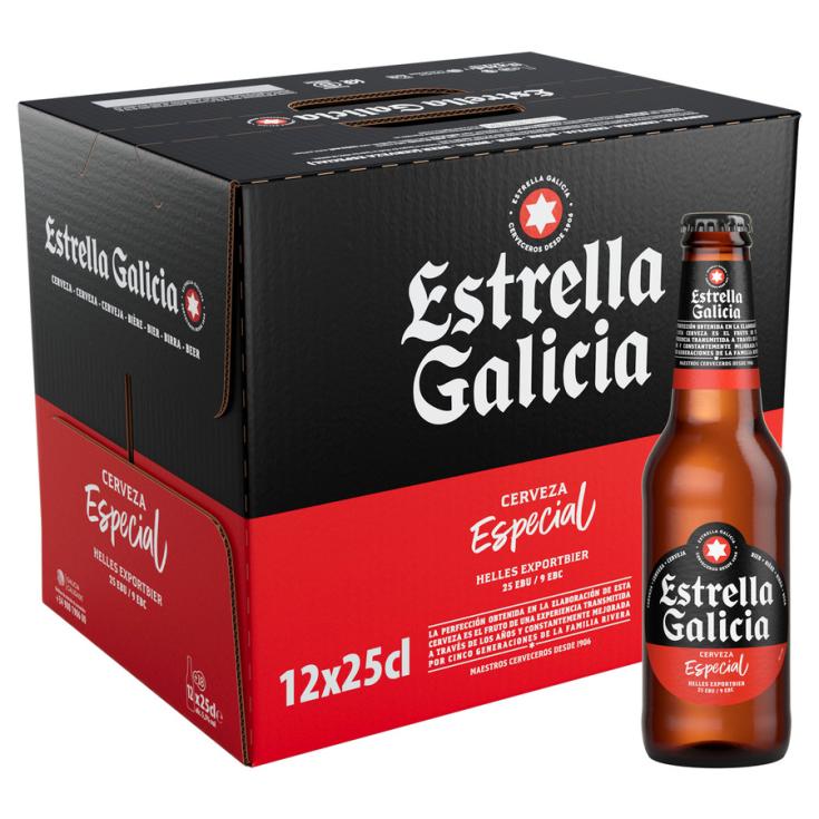 CERVEZA CRISTAL ESTRELL GALIC P12 250ML/U