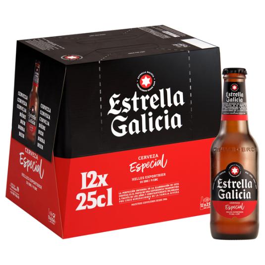 CERVEZA CRISTAL ESTRELL GALIC P12 250ML/U