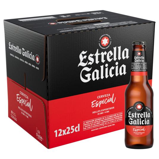 CERVEZA CRISTAL ESTRELL GALIC P12 250ML/U