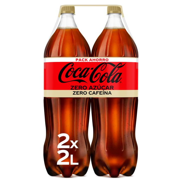 REFRESCO ZERO SIN CAFEINA COCA COLA 330 ML.