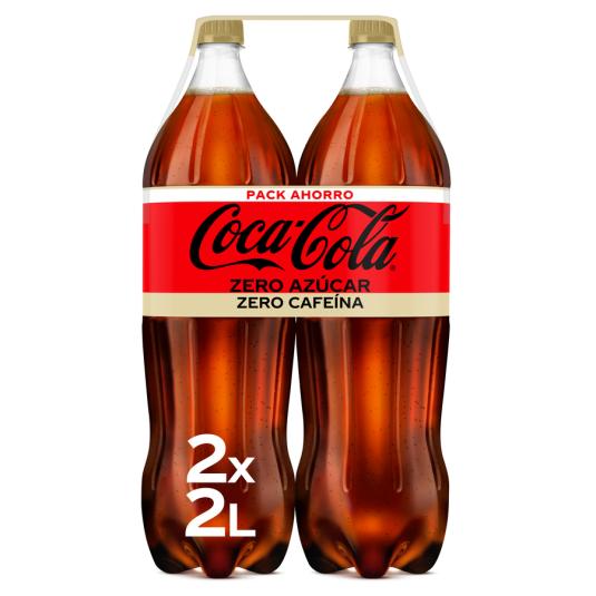 REFRESCO ZERO ZERO S/AZÚCAR S/CAFEÍNA COCA COLA P2 2L/U